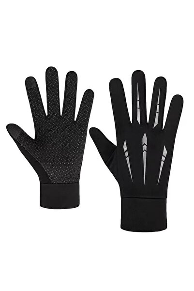 Choice3 One Size Gray Warm Gloves for Men Motorcycle Winter Windproof Gloves ...