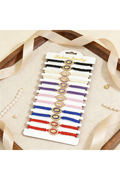 Choice HolyMother12Pcs Economic 12Pcs/Dozen Virgin Mary Bracelet Unisex Handm...