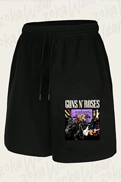 ZOKAWEAR Unisex Guns N Roses V52 Design Printed Shorts
