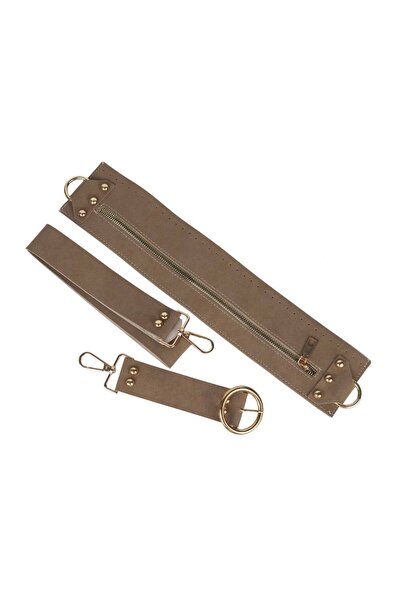 Ritzz Suede Waist Bag Set (Gold)