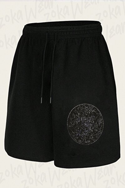 ZOKAWEAR Unisex Astronomer Design Printed Shorts