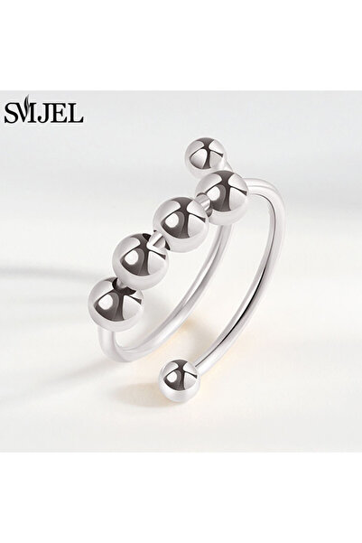 Choice32 resizable 067 SMJEL Anti Stress Anxiety Fidget Rings For Women Multi...