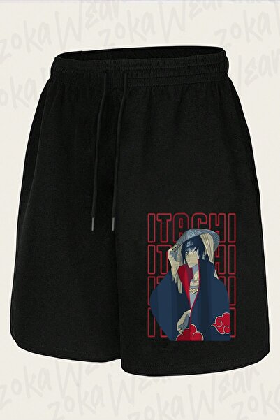 ZOKAWEAR Unisex Uchiha Itachi Naruto Custom V3 Design Printed Shorts