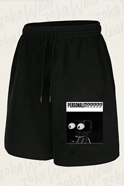 ZOKAWEAR Unisex Fnaf Endoskeleton Personality Design Σορτς με στάμπα