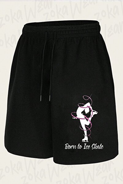 ZOKAWEAR Unisex Ice Skating Ice Skating2 Design Printed Shorts