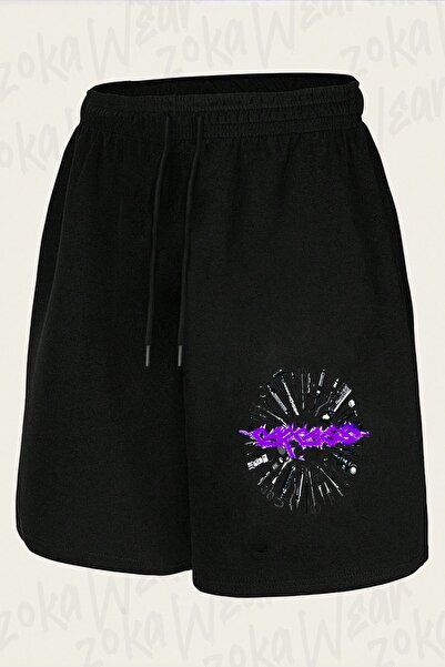 ZOKAWEAR Unisex Carcass V2 Design Printed Shorts