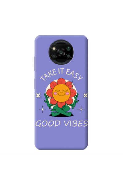 Other Xiaomi Poco X3 /X3 Pro Take It Easy Purple Colored Silicone TPU Θήκη