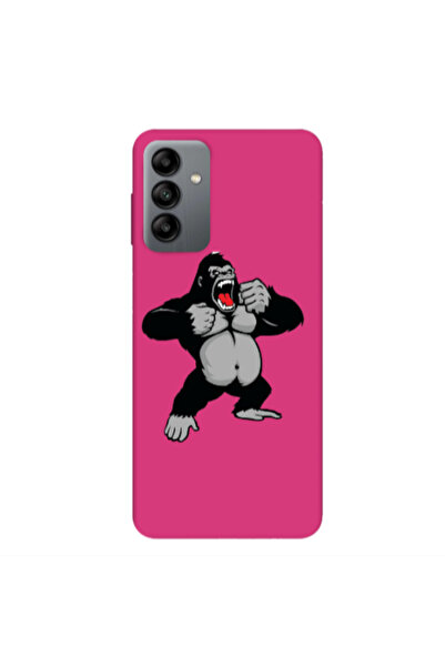 Other Samsung A04S Angry Gorilla2 Fuchsia Colored Silicone TPU Θήκη