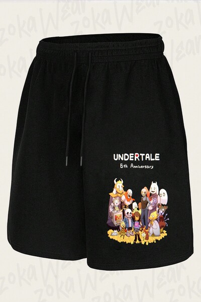 ZOKAWEAR Unisex Undertale Sans V2 Design Printed Shorts