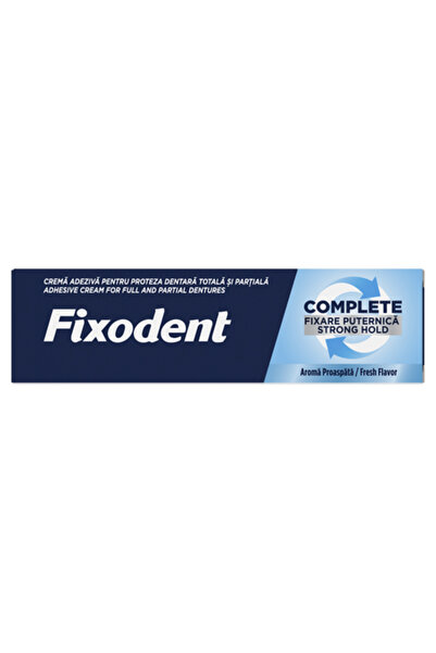 Fixodent Cremă adezivă pentru proteze dentare totale și parțiale, fixare comp...