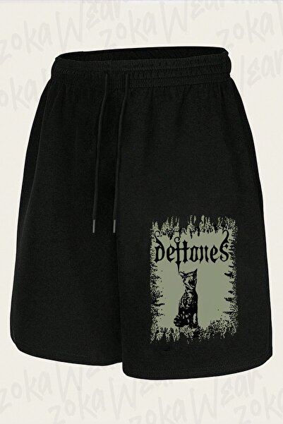 ZOKAWEAR Unisex Deftones V8 Design Printed Shorts