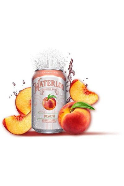 Waterloo Sparkling Water Waterloo Peach Sparkling Water 355ml