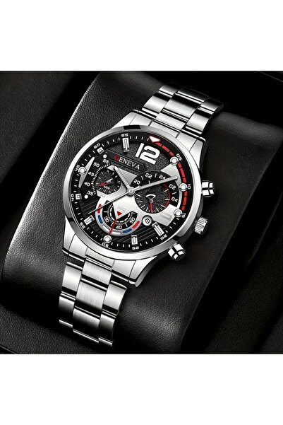 Choice 5 4pcs/1pcs fashionable men's quartz watch - stainless steel strap, ro...