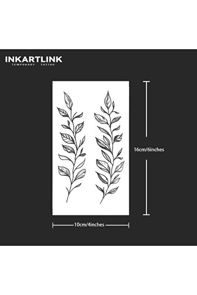 Choice 907-1016XL Vine Leaves Temporary Tattoo,Lasts To 15 Days New Technolog...