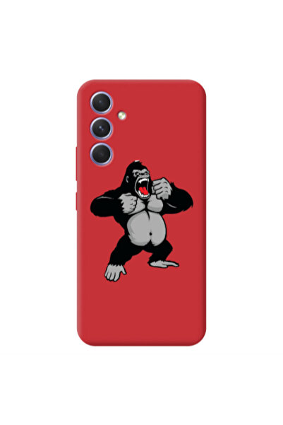 Other Samsung A35 Angry Gorilla2 Red Colored Silicone TPU Θήκη