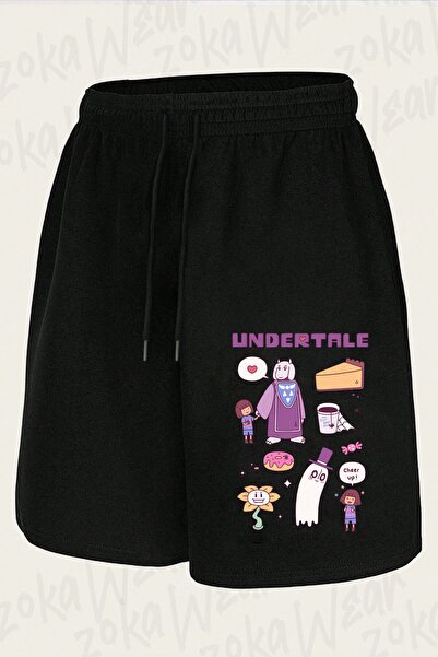 ZOKAWEAR شورت مطبوع بتصميم Undertale Sans v36 للجنسين
