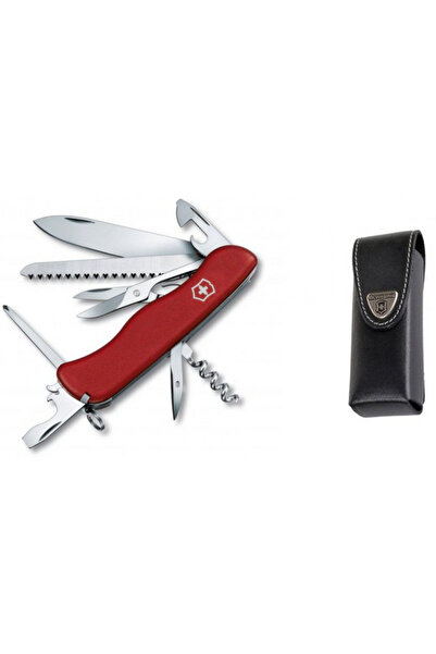 OEM Set briceag/teaca, Victorinox Outrider, Inox, Rosu/Negru