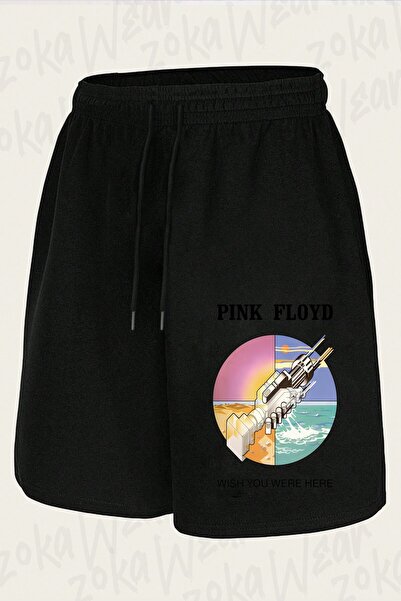 ZOKAWEAR Unisex σορτς με στάμπα Pink Floyd v21