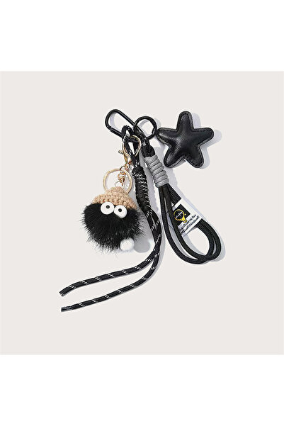 Choice1 black Unisex Bag Pendant Small Coal Ball Camera Bag Pendant Decoratio...