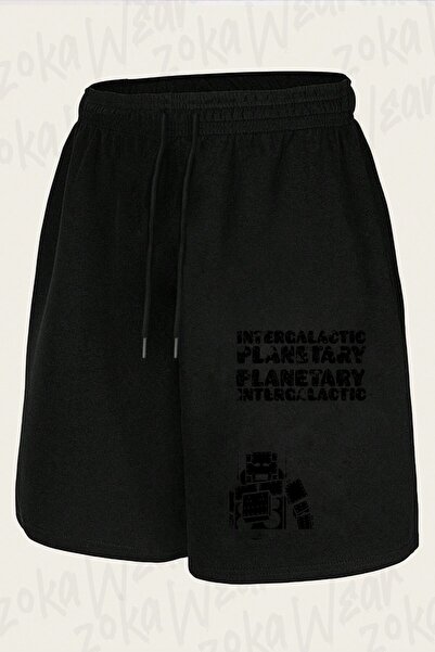ZOKAWEAR Unisex Beastie Boys Intergalactic Design Printed Shorts