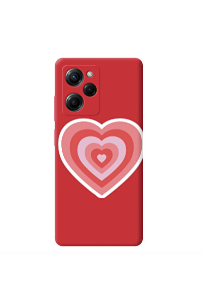 Other Xiaomi Poco X5 Pro My Heart Is Yours Red Colored Silicone TPU Θήκη