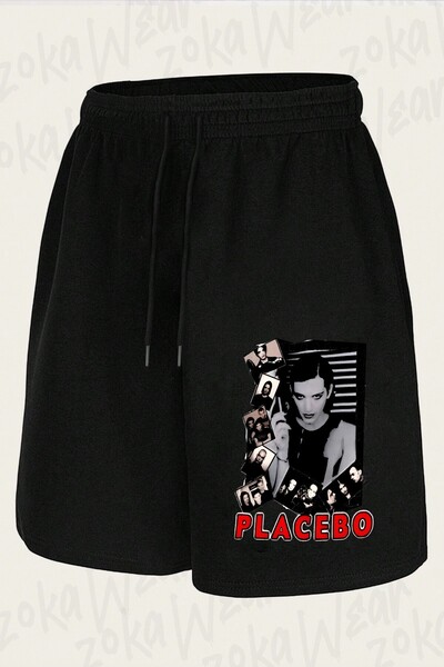 ZOKAWEAR شورت مطبوع بتصميم Placebo Vs01 للجنسين