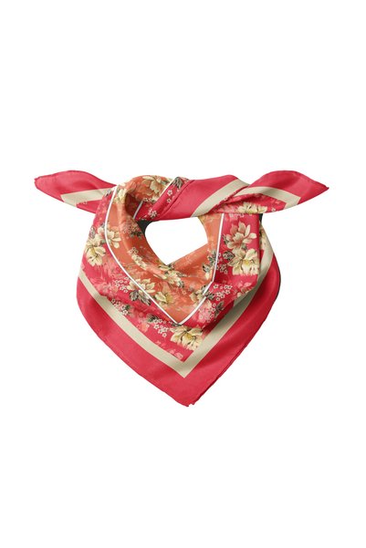 Sultan İpek Floral Patterned Scarf / Bandana 50X50Cm
