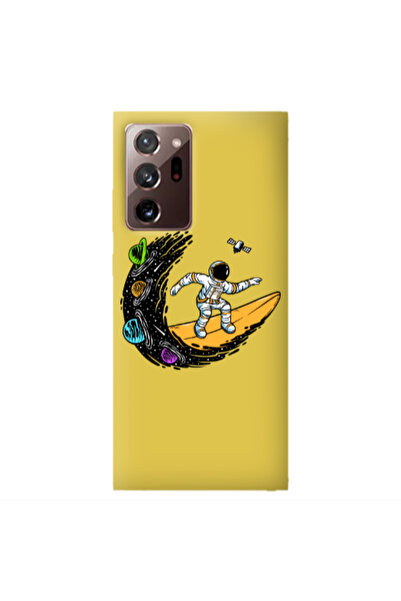 Other Samsung Note 20 Plus Surf in space Yellow Colored Silicone TPU Θήκη