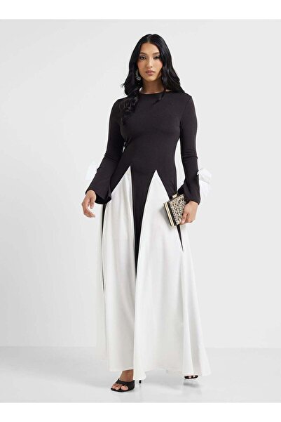 Khizana Color Block Maxi Dress