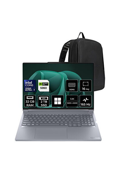 LENOVO ThinkBook 16P G6 IAX Core Ultra 7 255HX RTX 5060 8GB 115W 32GB RAM 2TB...