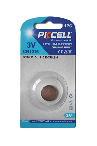 PKCELL Μπαταρία ρολογιού λιθίου CR1216 3V 1 τεμάχιο