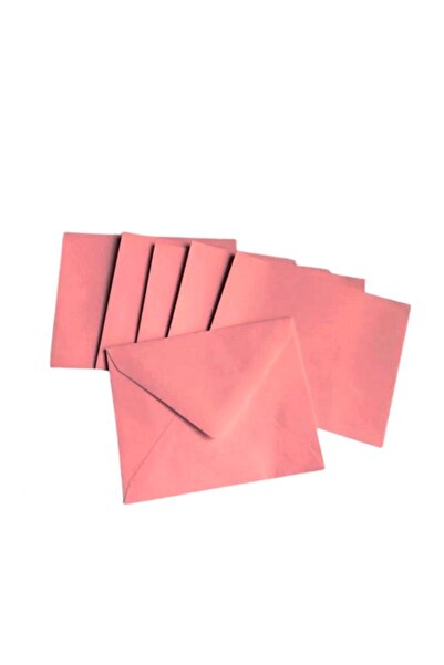 ASİL DOĞAN Small Envelope Business Card 7X9 Pink - 20 Pieces