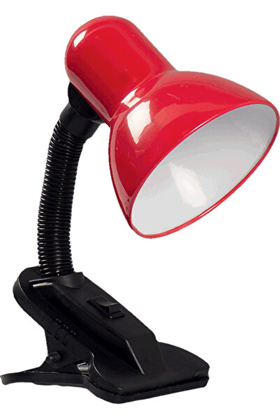 erstecup Lampa Birou Clip Rosu 1xE27 60W, erstecup, LAMPA DE BIROU/VEIOZA