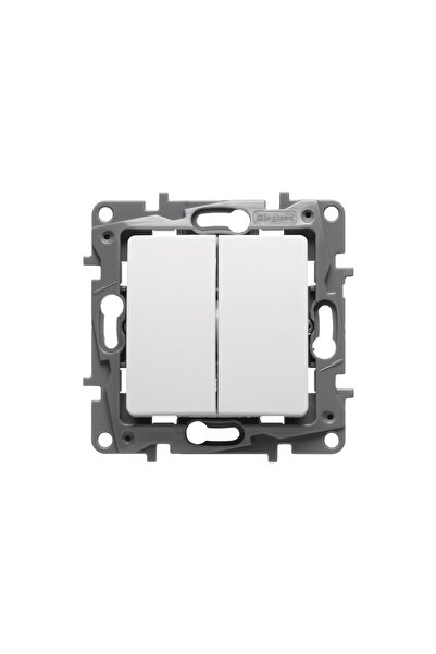 Legrand Mecanism Intrerupator Dublu Cap-Scara 10A, SALBEI 767102,