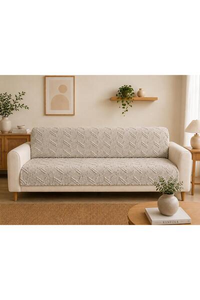 SYCAMORE HOME Premium Chenille Sofa Cover 175X215 cm Sofa Bed Cover Non-Slip Washable Jacquard