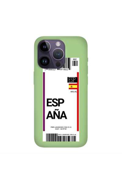 Other Apple iPhone 14 Pro Max Espana Arrival Light Green Colored Silicone TPU...