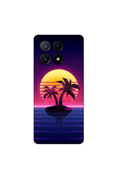 Other Xiaomi Poco X6Pro 5G Moon and Palmie Transparent Silicone TPU Θήκη