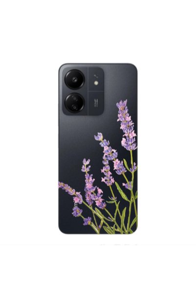 Other Xiaomi Redmi 13C Flowers 8 Transparent Silicone TPU Θήκη