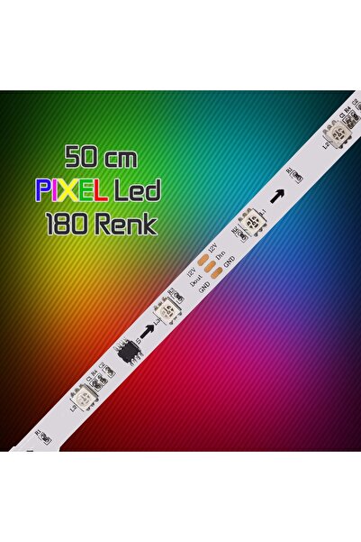 Poke Pixel Led 50cm Oto Aksesuar İçin PK-4233