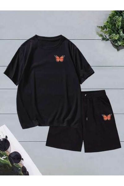 ship master Summer Collection New Arrival T-Shirt & Shorts Set Printed Patter...