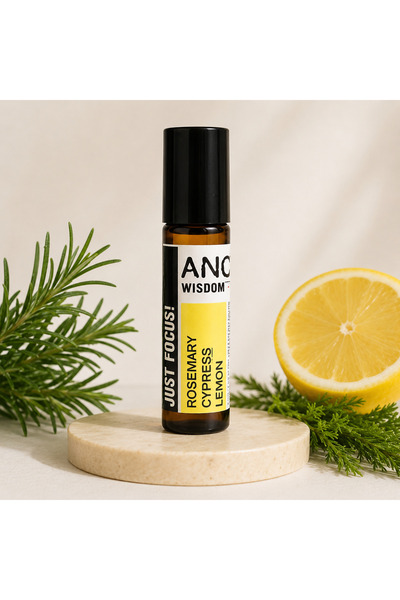 OEM Roll-On Aromaterapie Just Focus 10 ml – Rozmarin, Lemongrass & Cedru | Cl...