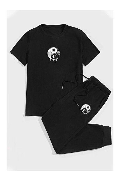 ship master Summer Collection New Arrival T-Shirt & Shorts Set Printed Patter...