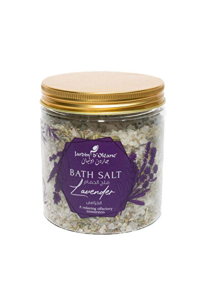 Jardin Oleane Natural Bath Salt – Lavender & Hibiscus 500g