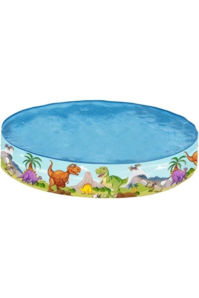 ALBADER Kids Round Reinforced Plastic Pool with Sturdy Frame,Outdoor Swimming...