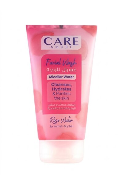 Care & More Kormor Rose Water Facial Cleanser for Dry and Normal Skin, 150ml