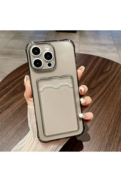 Choice39 for iPhone 11 black Shockproof Silicone Clear Case for iPhone 15 14 ...