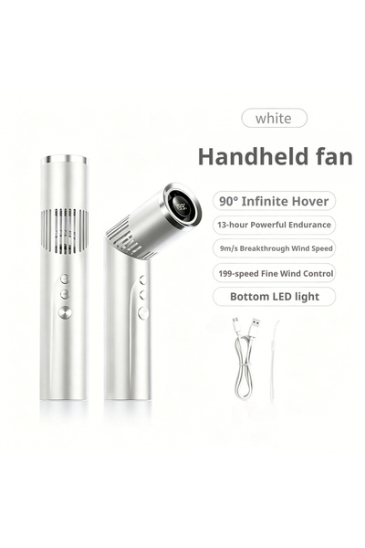 Choice1 White Lipstick Fan Portable Outdoor 199 Speed Brushless High Speed Fa...