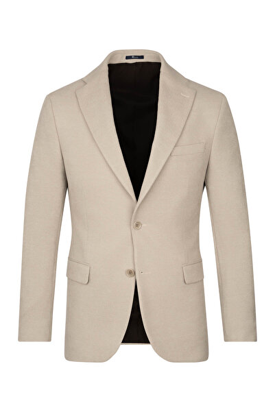 Hatemoğlu Mink Comfort Fit Mono Collar Classic Jacket