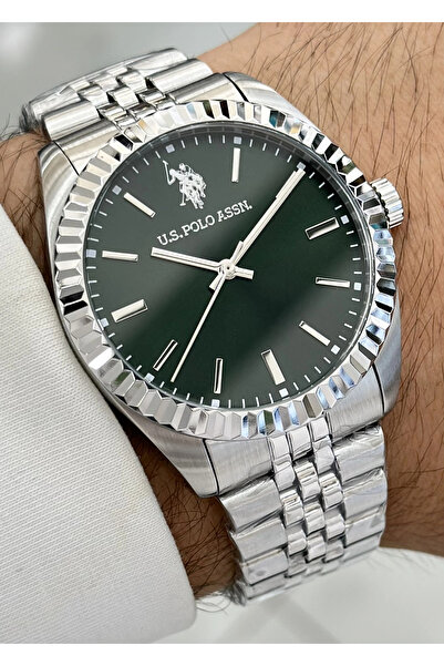 U.S. Polo Assn. U.S.POLO ASSN Çelik Kordon 5Atm Suya Dayanıklı 2 Yıl Garantil...