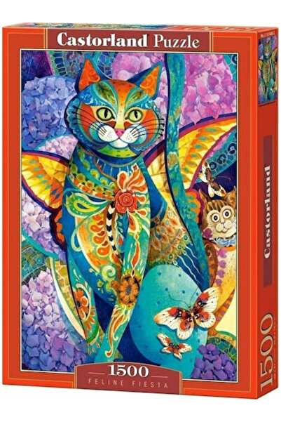 Castorland Puzzle Feline Fiesta 2D 1500 Piese Cod: 151448